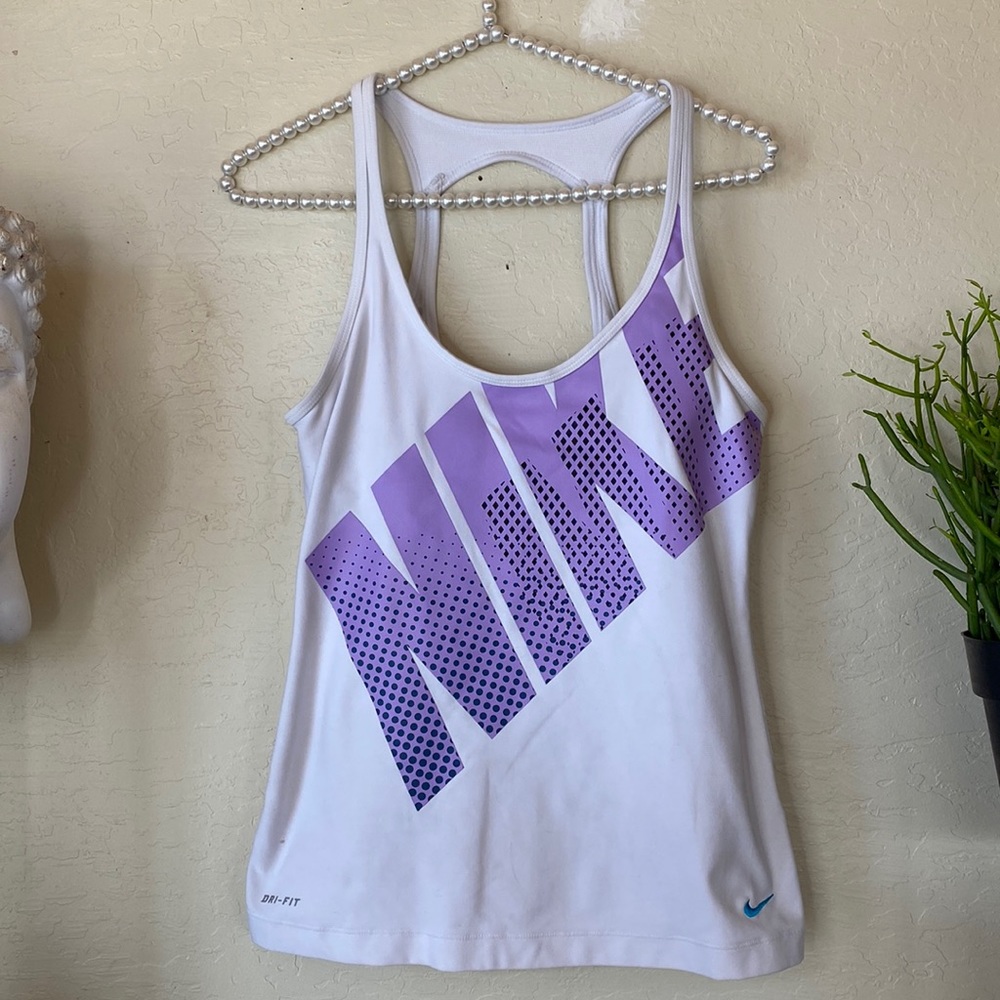 Nike athletic tank w built in bra - Picture 1 of 6
